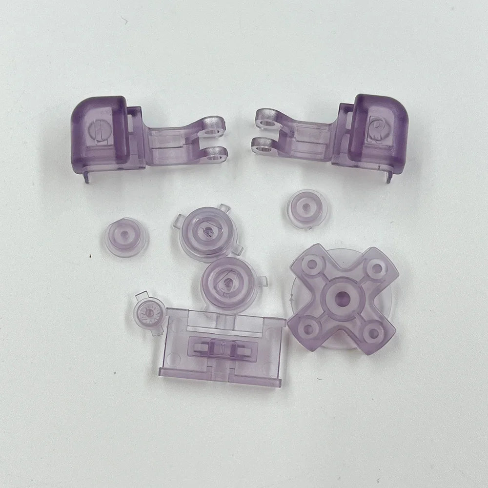 1-5sets Replacement Clear A B, L R, D-PAD Buttons for Nintendo Gameboy Advance SP GBA SP Game console repair parts