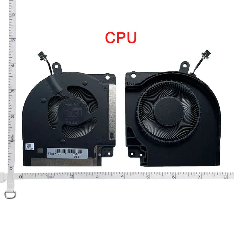 New Laptop CPU CPU Cooling Fan For DELL Alienware x14/X14 R1 P150G002 X17 R1 X17 R2 0X63JW 09DNWT 0HD5CJ 0XVCHN 0198CH 05PF30  Dell Laptop repair parts