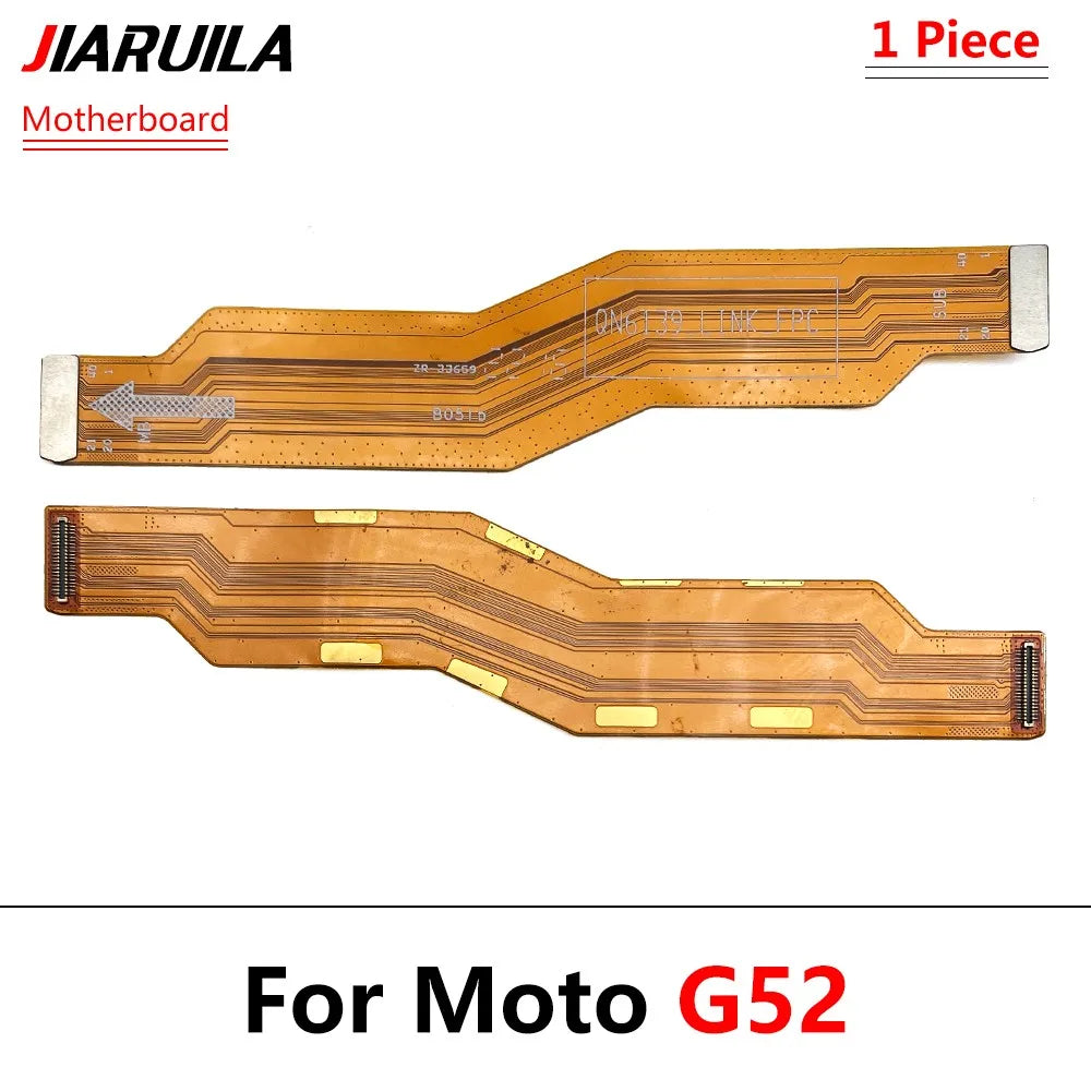 10Pcs, Main Motherboard Board Mainboard Flex Cable For Motorola Moto G31 G71 G51 G100 G60 G50 G52 G62 G60s G200 G32 G82 G53 5G Motorola phone repair parts