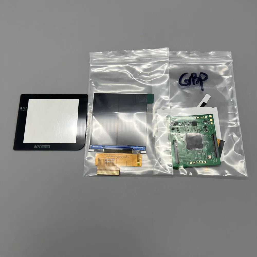 New GBP LCD Screen. Easy to Install 2.6 "Original Size IPS High Brightness LCD Screen is Suitable for Nintendo Gameboy Pocket Game console repair parts