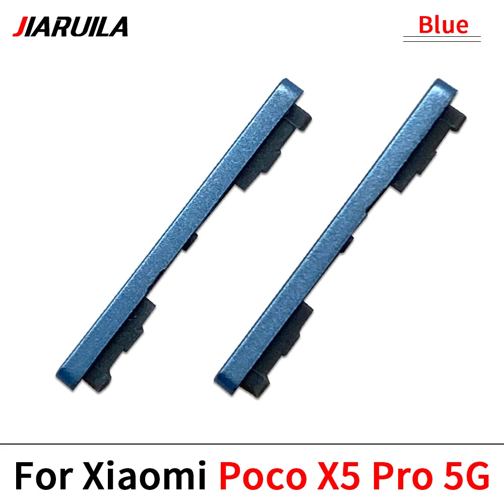 Side Key Power and Volume Button For Xiaomi Poco X4 X5 X6 Pro 5G Replacement Parts Xiaomi  Xiao mi phone repair parts