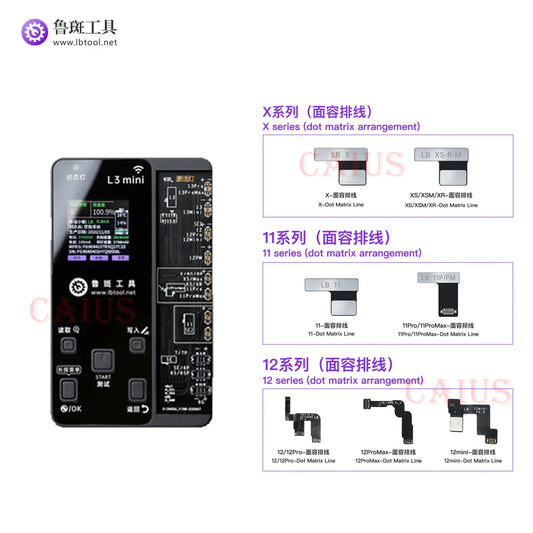 Luban L3 Mini Smart Programmer for X/XS/XR Max Dot Matrix Repair 11 12 13 14 Pro Max Face Detection Repair Tools Professional Repair Tools