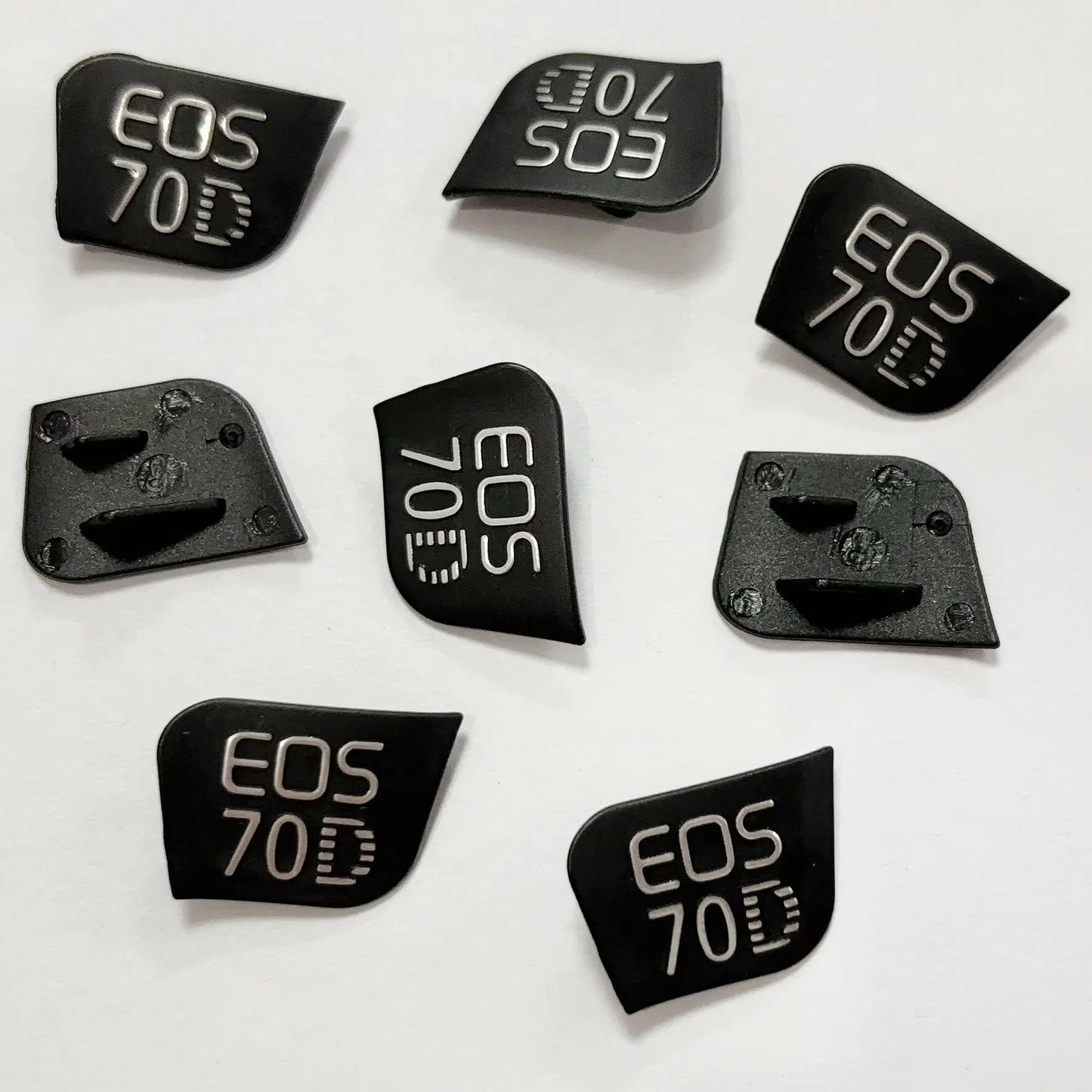 1PCS New Body Shell LOGO For Canon EOS R5 R6 70D 200D Camera Body LOGO Replacement Parts  Digital Camera repair parts