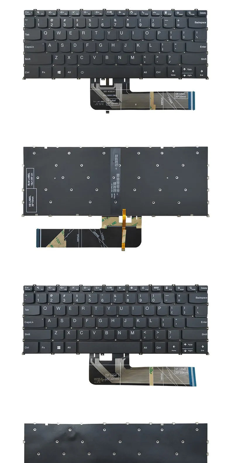Upper case keyboard for Lenovo K4E-ITL K4E-ARE IAP ABA ACL topcase palmrest C shell keyboard cover touchpad assembly Lenovo laptop repair parts