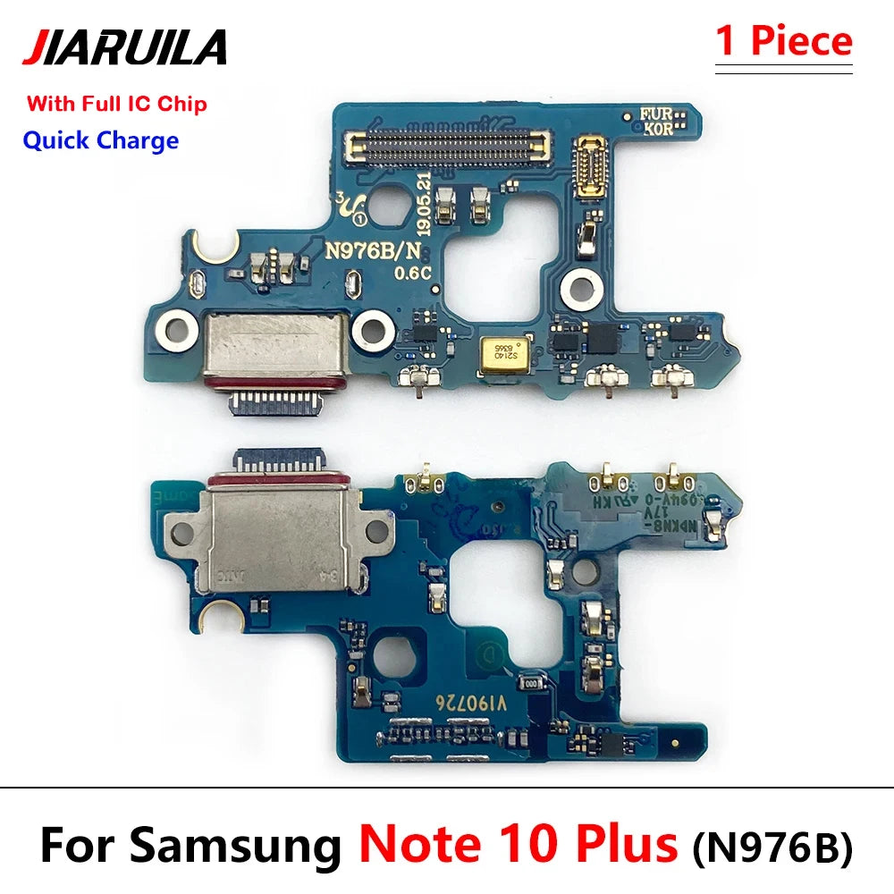 USB Charging Port Dock Connector Charge Board Flex Cable For Samsung Note 8 9 10 Lite Plus 20 Ultra N950F N970F N770F Samsung phone repair parts