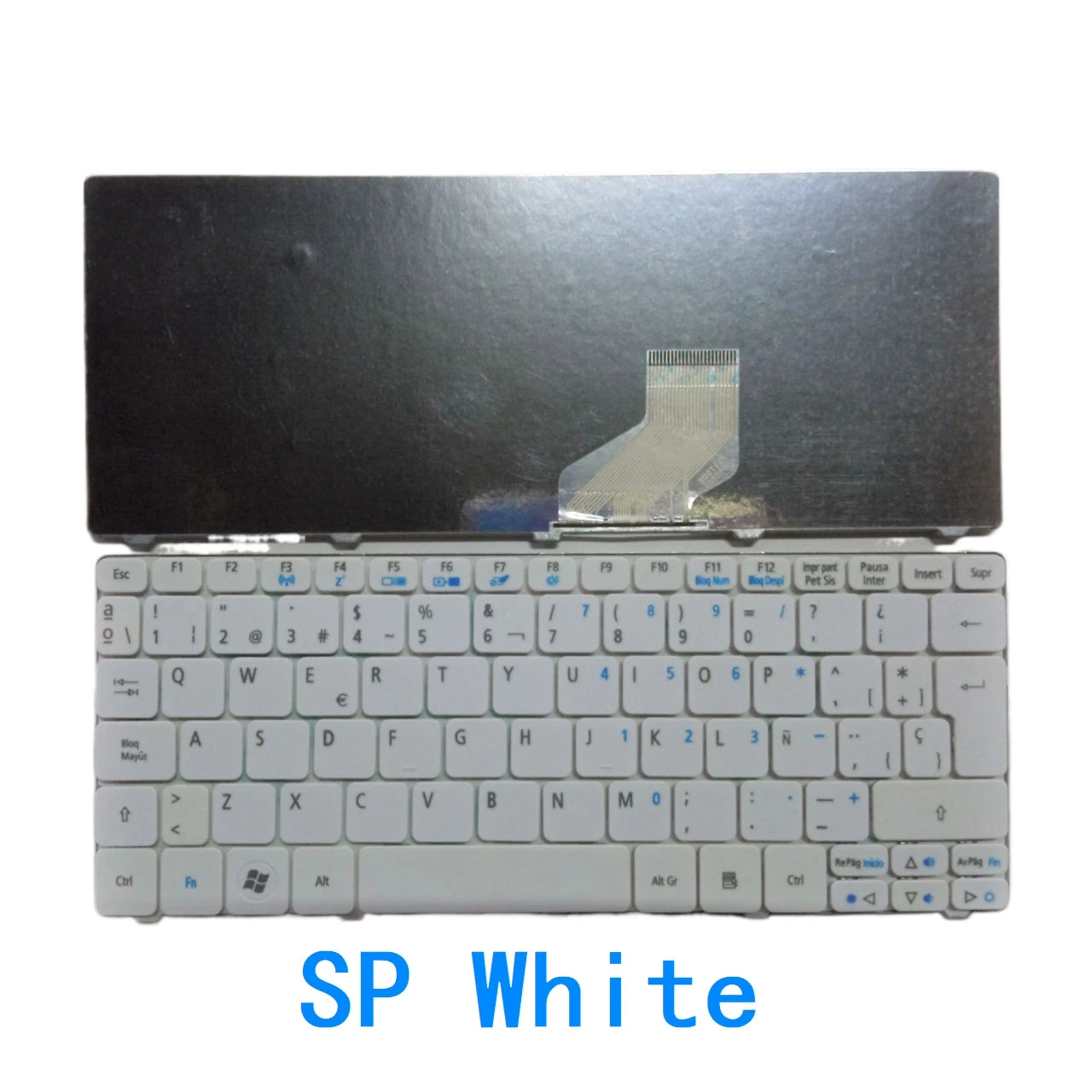 New US Russian Spanish Arab Brazil language  Keyboard For Acer Aspire One 521 522 533 532 D255 D255E D257 D260 D270 VCY57 Acer laptop repair parts