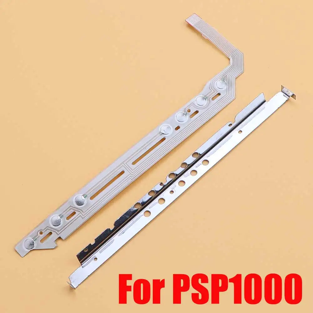 For PSP 1000 2000 3000 Game Console Volume Key Conductive Film Flex Cable Metal Plastic Support Bracket Holder Replacement Parts Game console repair parts