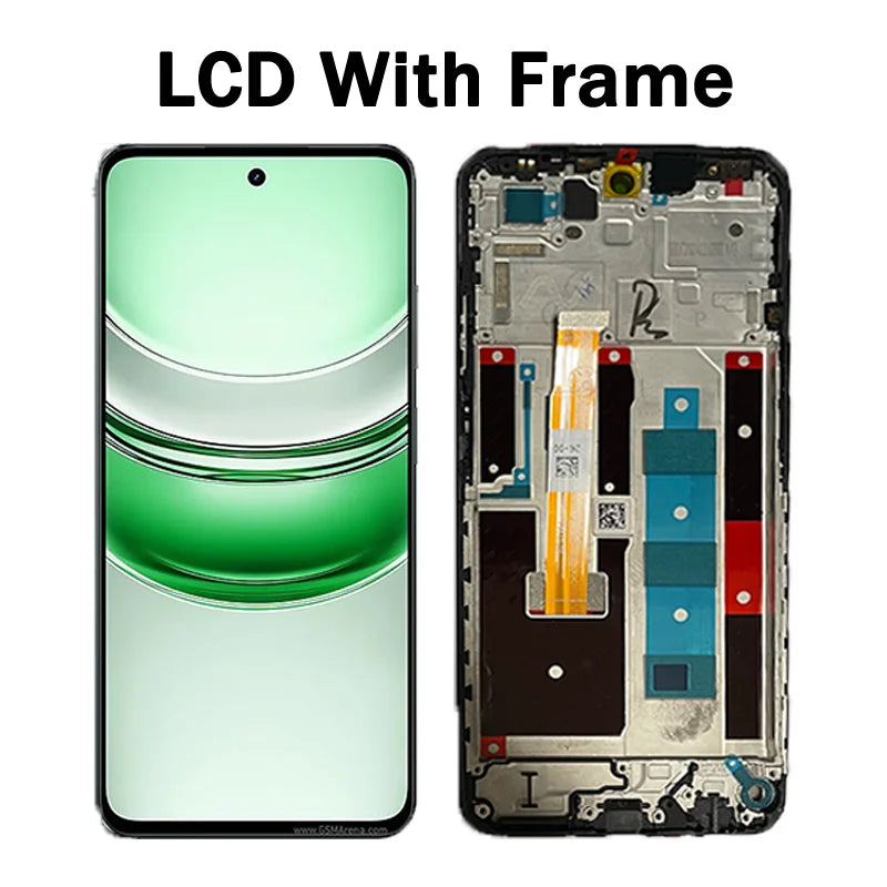 6.67“IPS 120Hz for Realme C75 5G RMX3943 Lcd Display Touch Screen Digitizer Assembly C75 Display with Frame Oppo phone repair parts Realme phone repair parts