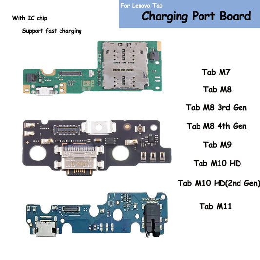 Charging Port Board Flex Cable For Lenovo Tab M7 M8 M9 M10 M11 Charger Dock Replacement Part Lenovo Tablet repair parts