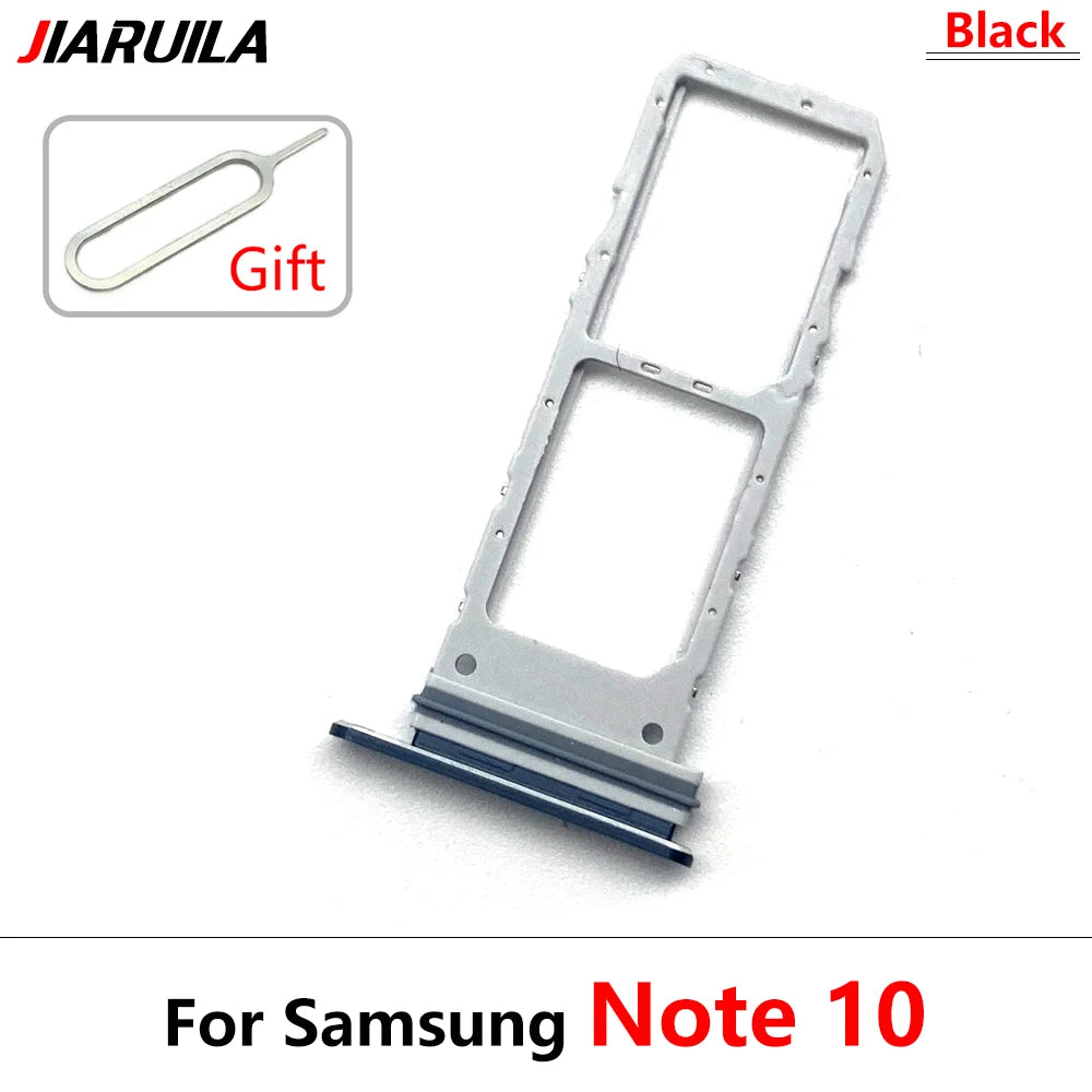 New Sim Card Tray Reader Socket Slot Holder For Samsung Note 10 Plus Lite / Note 20 Ultra Dual SIM Replacement Part Samsung phone repair parts