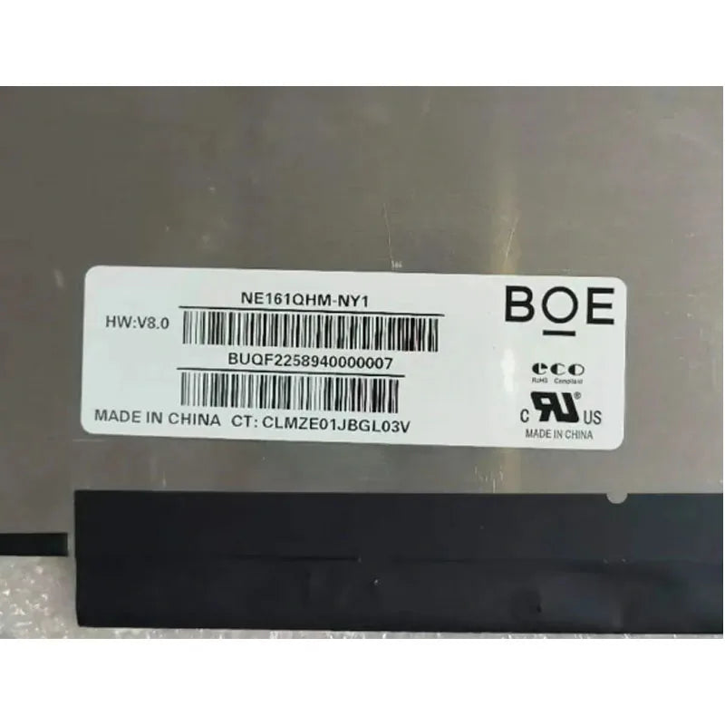 16.1 Inch Laptop LCD Screen NE161QHM-NY1 2560*1440 2K QHD 165HZ IPS 100% SRGB 40 PIN EDP NEW