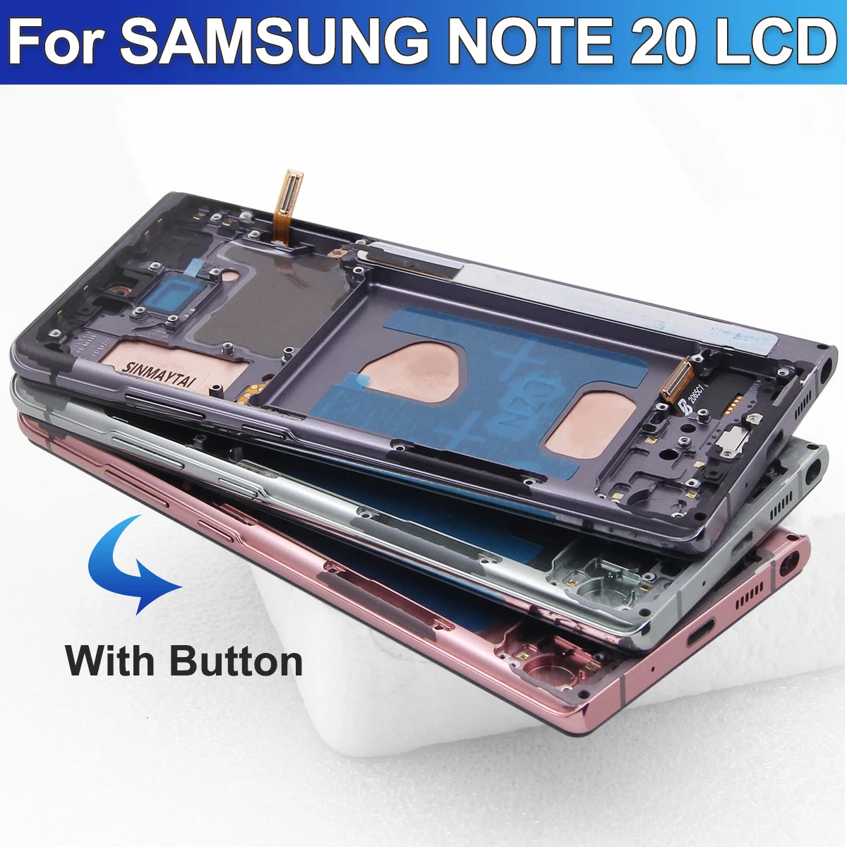 LCD For Samsung Galaxy Note20 N980F N980F/DS Lcd Display Digital Touch Screen for Samsung Galaxy Note 20 LCD Screen Assembly Samsung phone repair parts