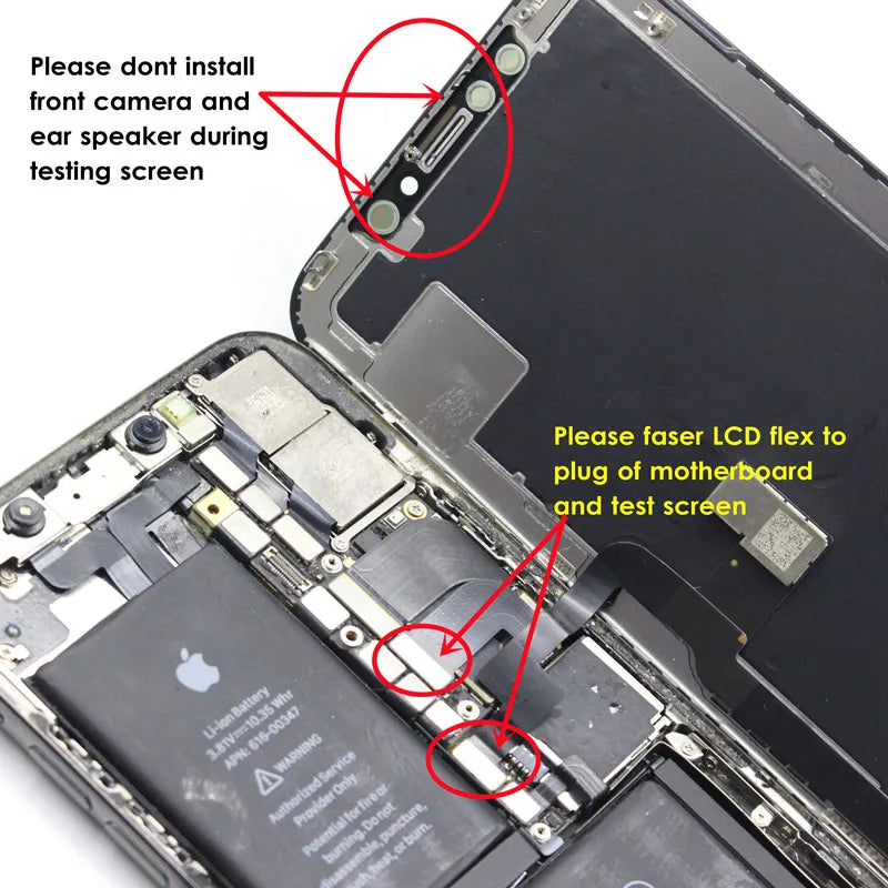 AAA+++RJ Incell Screen for IPhone XR XS Max 11 Pro 12 13 14 Display Replacement Assembly Digitizer Touch Pantalla Perfect Repair Professional Repair Tools