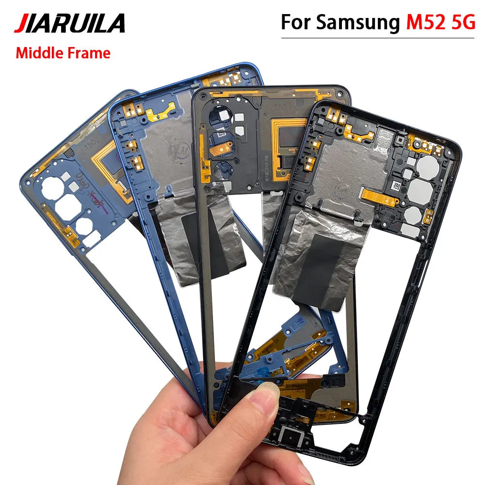 New Middle Frame For Samsung M23 M52 M53 M51 M54 M62 M35 5G M526B M536B M625F Door Housing Bezel Repair Parts Samsung phone repair parts