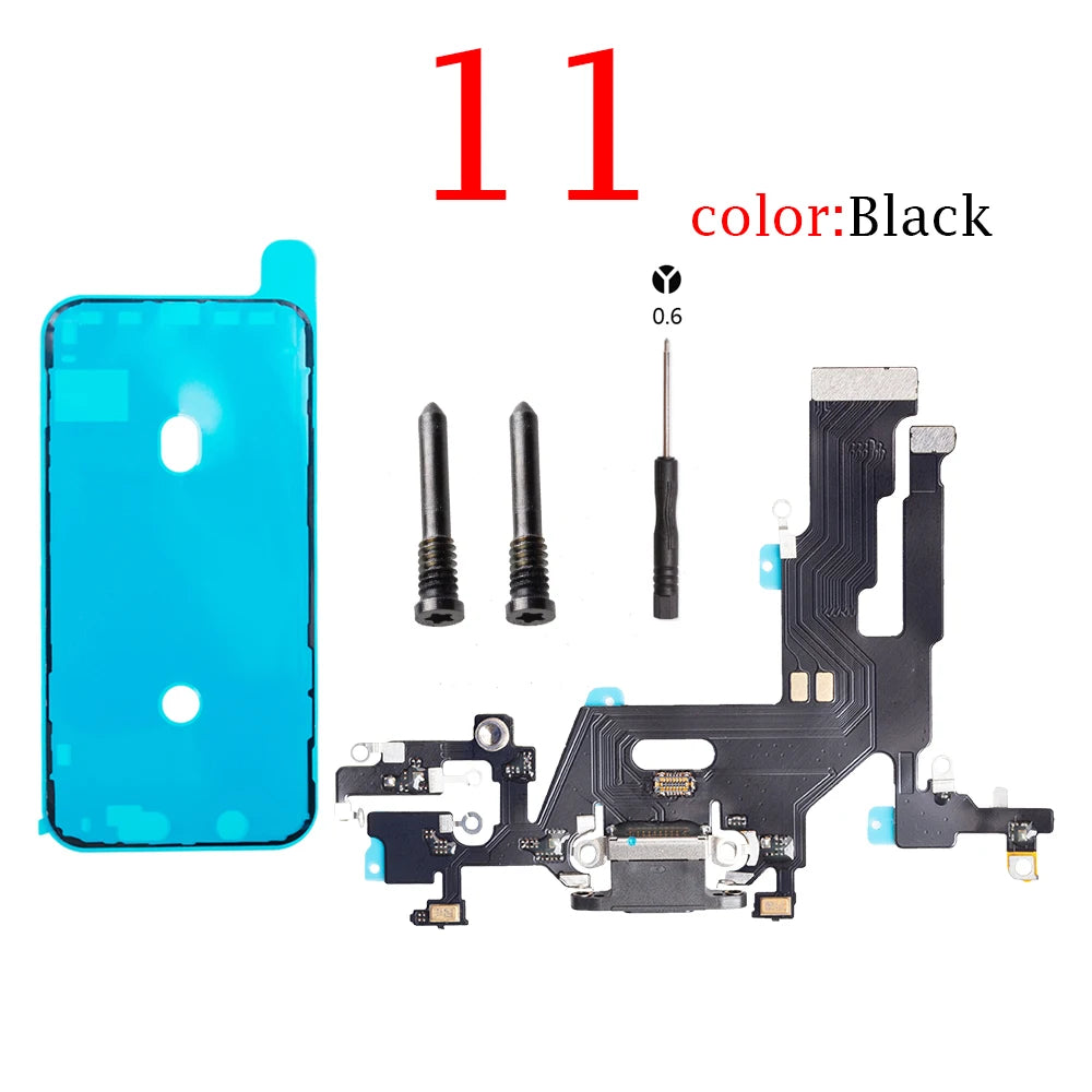 Charging Flex Cable for iPhone 11 12 mini 13 14 Pro max Dock Connector USB Charger Port Ribbon iPhone phone repair parts