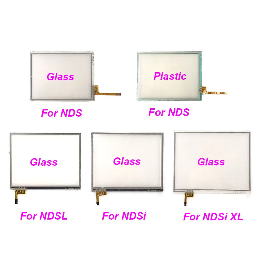 1-5pcs Glass Touch Screen Panel Display Digitizer Replacement For Nintendo DS NDS/NDSi/NDSL/NDSi XL Console Game console repair parts