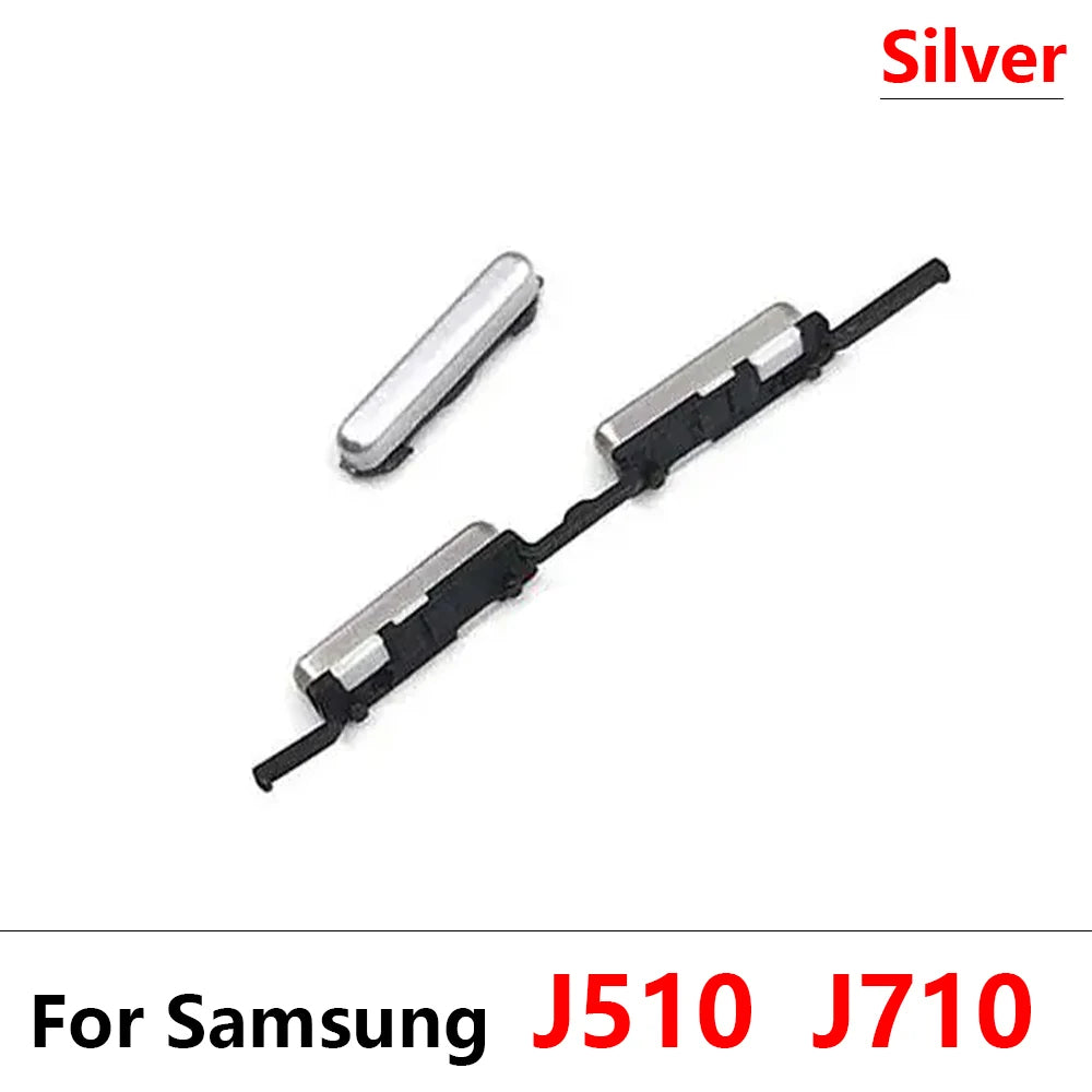 100Pcs, Side Power Key Volume Button For Samsung J2 Core J400  J4 J6 Plus J5 J7 Prime J5 J7 2016 2017 J330 J530 J730 J510 J710 Samsung phone repair parts