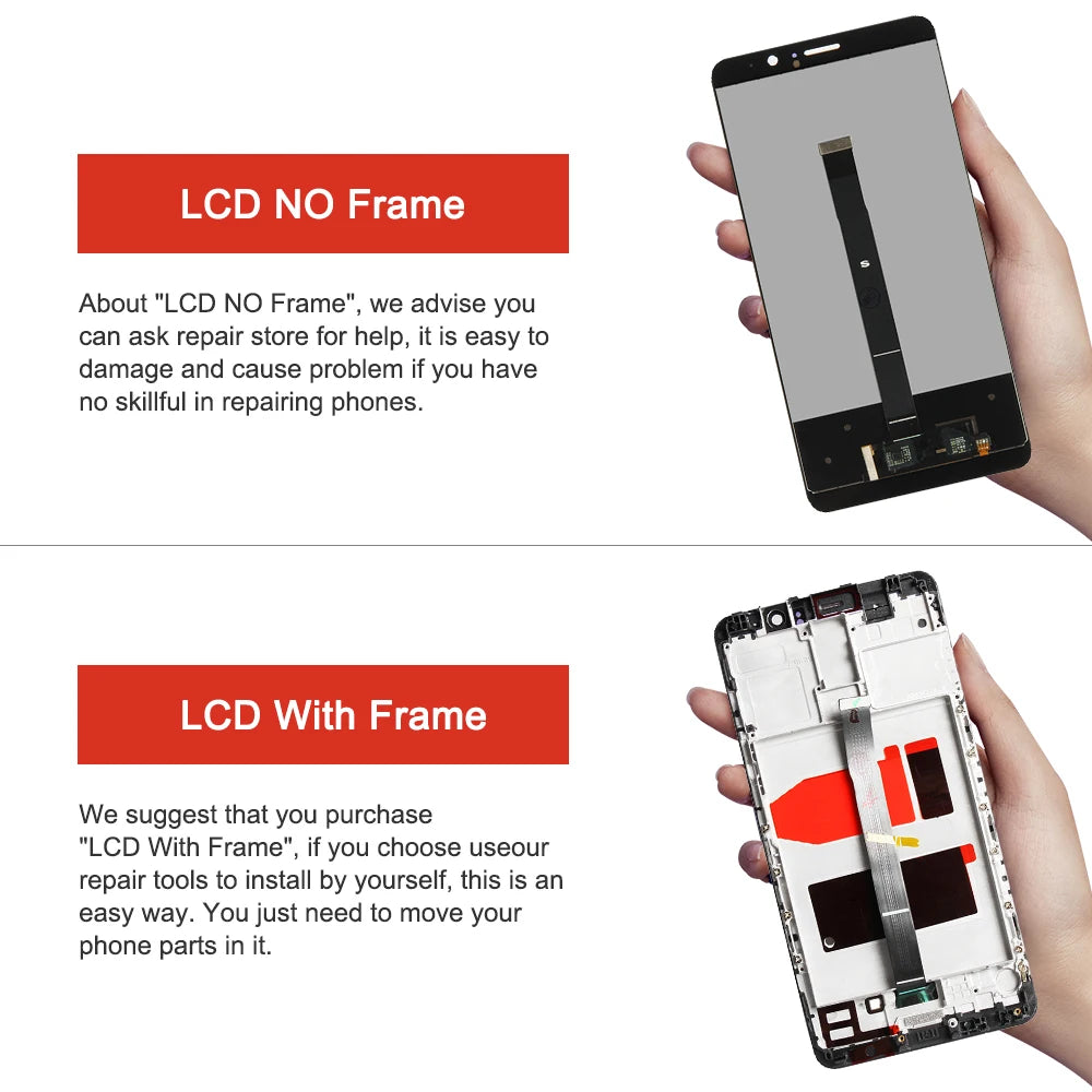 5.9'' Display IPS For Huawei Mate 9 LCD ,with Frame Touch Screen Digitizer Assembly For Mate9 LCD MHA-L29, MHA-L09, MHA-AL00 LCD HUAWEI phone repair parts