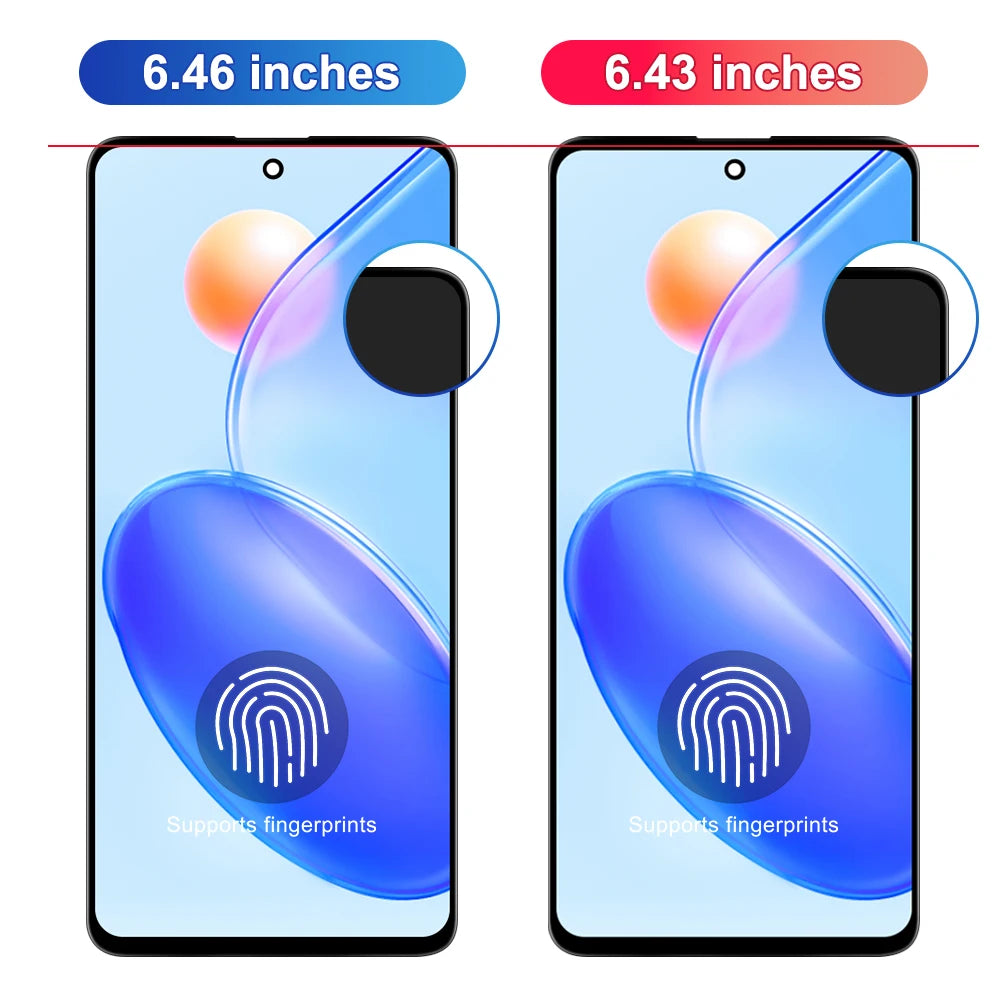 AMOLED A51 Display Screen With Fingerprint, for Samsung Galaxy A51 A515 A515F Lcd Display Touch Screen Digitizer Replacement Samsung phone repair parts
