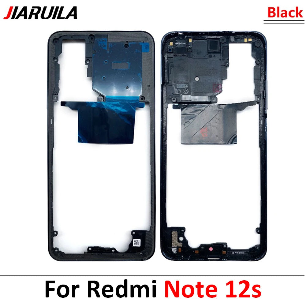 For Xiaomi Redmi Note 12 4G / Note 12 5G / Note 12 Pro 4G 5G / Note 12s Middle Frame Holder Housing Replacement Parts  Xiaomi  Xiao mi phone repair parts