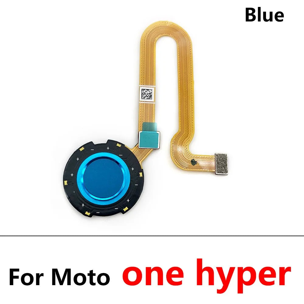 10Pcs, New For Motorola Moto One Vision Action Hyper Macro Fusion Plus Home Button FingerPrint Touch ID Sensor Flex Cable Motorola phone repair parts