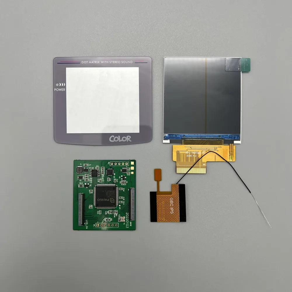 2.6' IPS High Brightness LCD Screen Is Suitable for Nintendo Game Boy Color IPS GBC LCD Support Pixel Display Game console repair parts