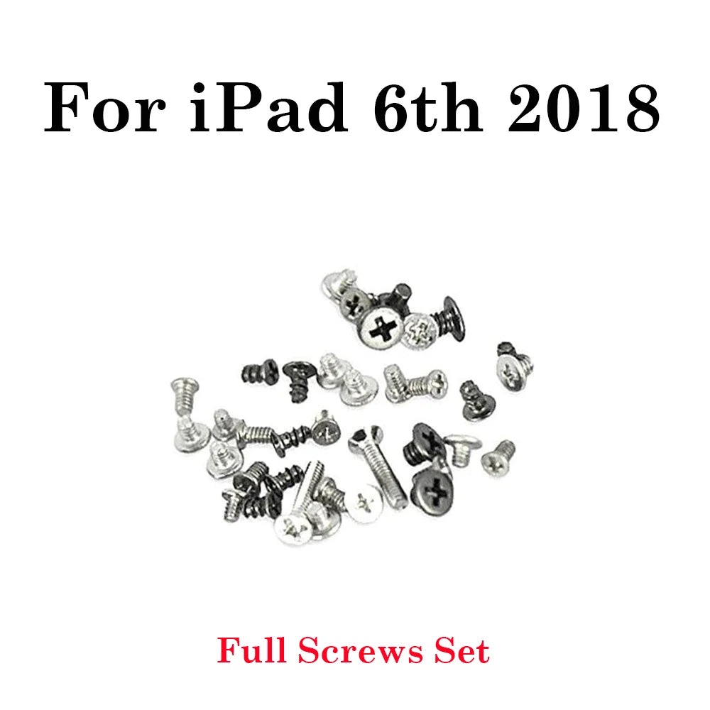 Charger USB Dock Plug Jack Socket Connector Data Flex Cable Screws For iPad 5 6 2017 2018 air 1 A1474 A1475 A1476 A1822 A1954 iPad tablet repair parts