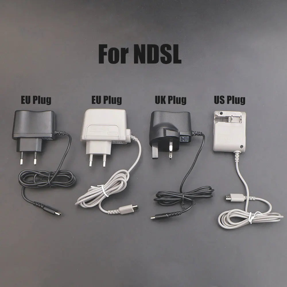 EU/US/UK Plug AC Power Supply Charger Adapter For GBA SP DS NDS Lite NDSL 3DS NDSi 3DSXL NDSIXL Game Console Replacement Part Game console repair parts