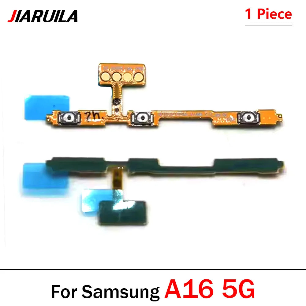10Pcs, Power On Off Volume Side Button Flex Cable For Samsung A05 A05s A06 A06s A15 A16 A25 A35 A55 4G 5G Replacement Parts Samsung phone repair parts