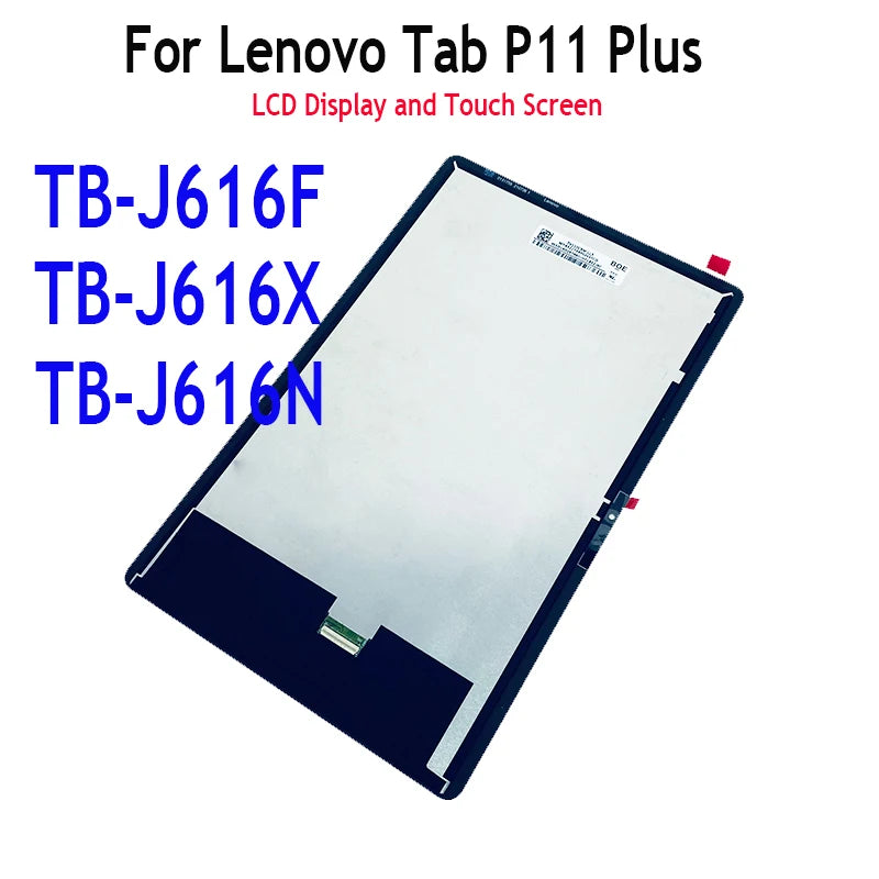 11 inch Tablet LCD For Lenovo Tab P11 Plus TB-J616F TB-J616X TB-J616N LCD Display Touch Screen Digitizer Assembly Lenovo tablet repair parts