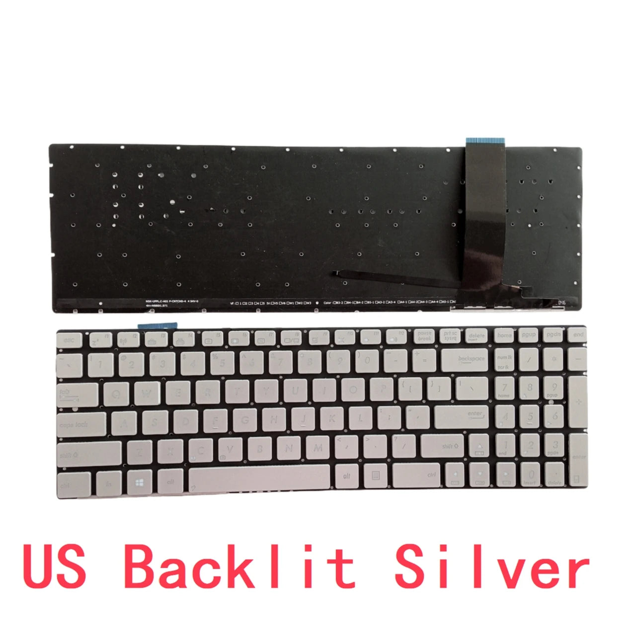 New US Russian Laptop Backlit Keyboard For ASUS N550 N550J N550JA N550JK N550JV N56 N56DP N56DY N56VB N56VJ N56VM N56VZ N56X ASUS laptop repair parts