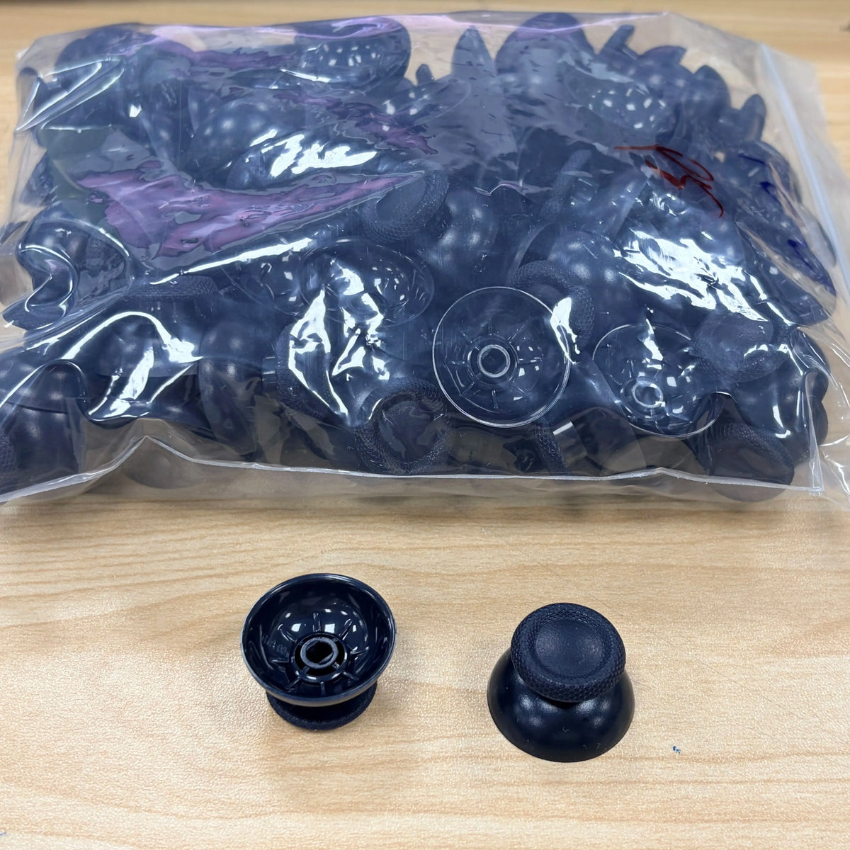 50/100PCS For PS5 Gamepad TMR Sensor Thumbstick K-Silver JS13 Pro+ TMR Electromagnetic Joystick 3D Analog Joystick Cap Cover Game console repair parts