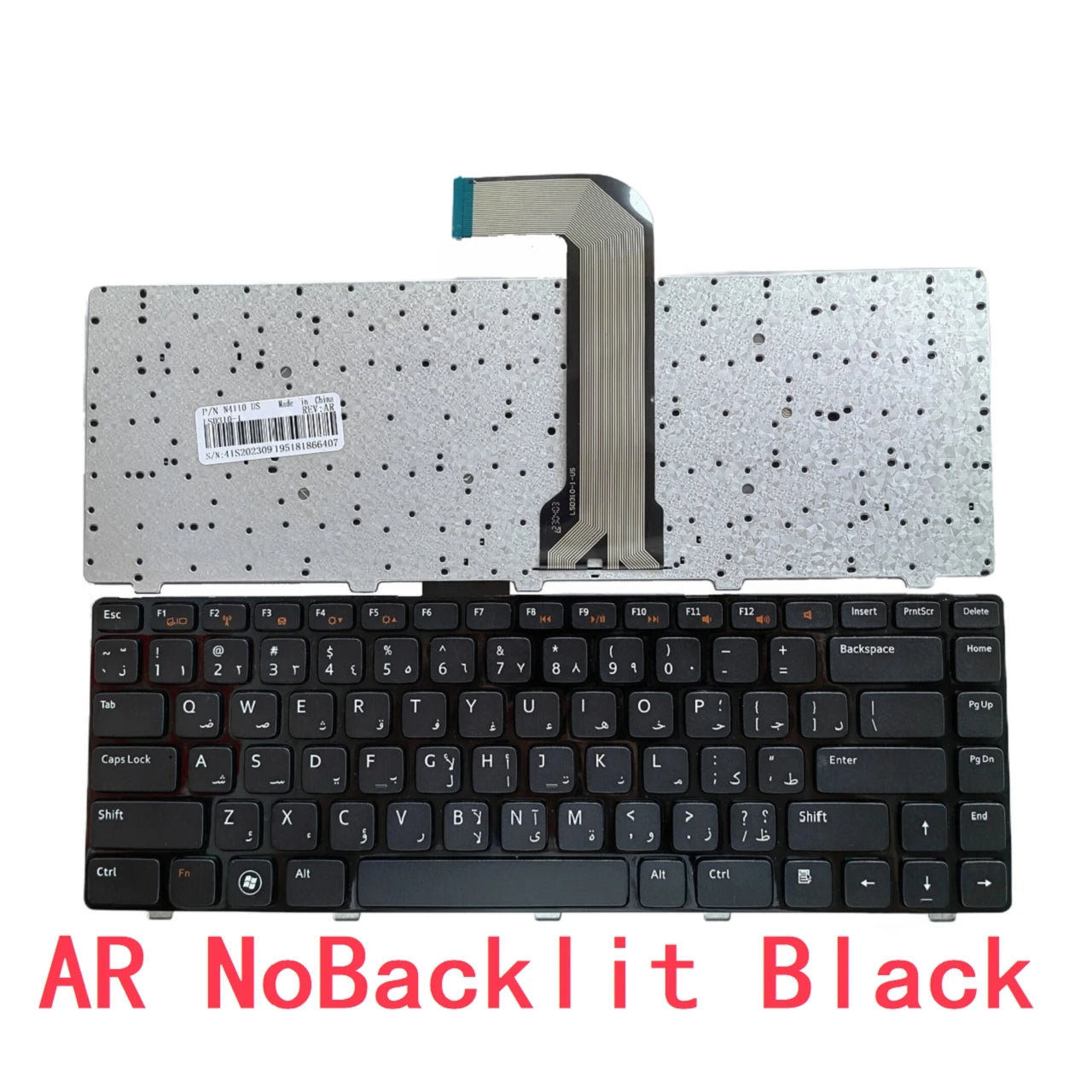 US RU SP AR BR Backlit Keyboard For Dell INSPIRON 14R N4110 N4120 M4110 N4050 M4040 M5040 N5040 N5050 3420 5420 5425 5520 7420 XDell laptop repair parts