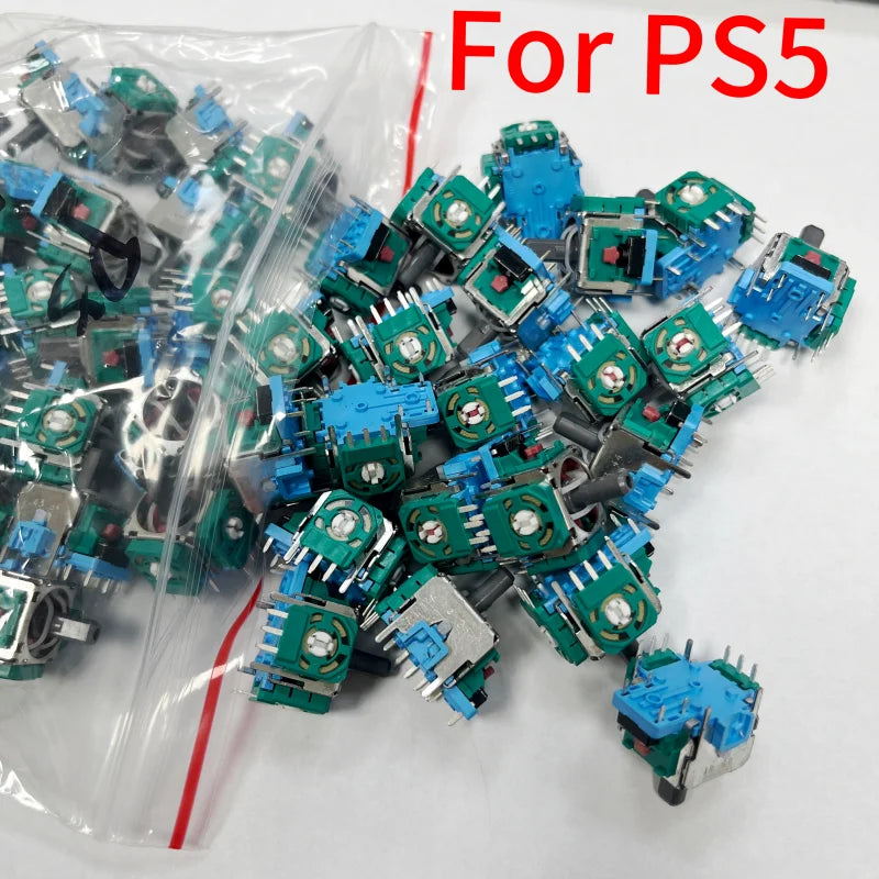 100pcs/lot ALPS Original 3D Joystick for Xboxone Controller Repair Parts 3D Analog Stick for Ps4 Game Pad for Ps5 Dualsense Game console repair parts