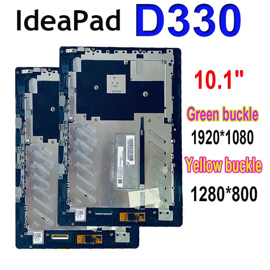 10.1" LCD SCREEN For Lenovo IdeaPad D330 N5000 N4000 D330-10IGM 81H3009BSA LCD Display Digitizer Touch Screen Glass Panel Assemb Lenovo tablet repair parts