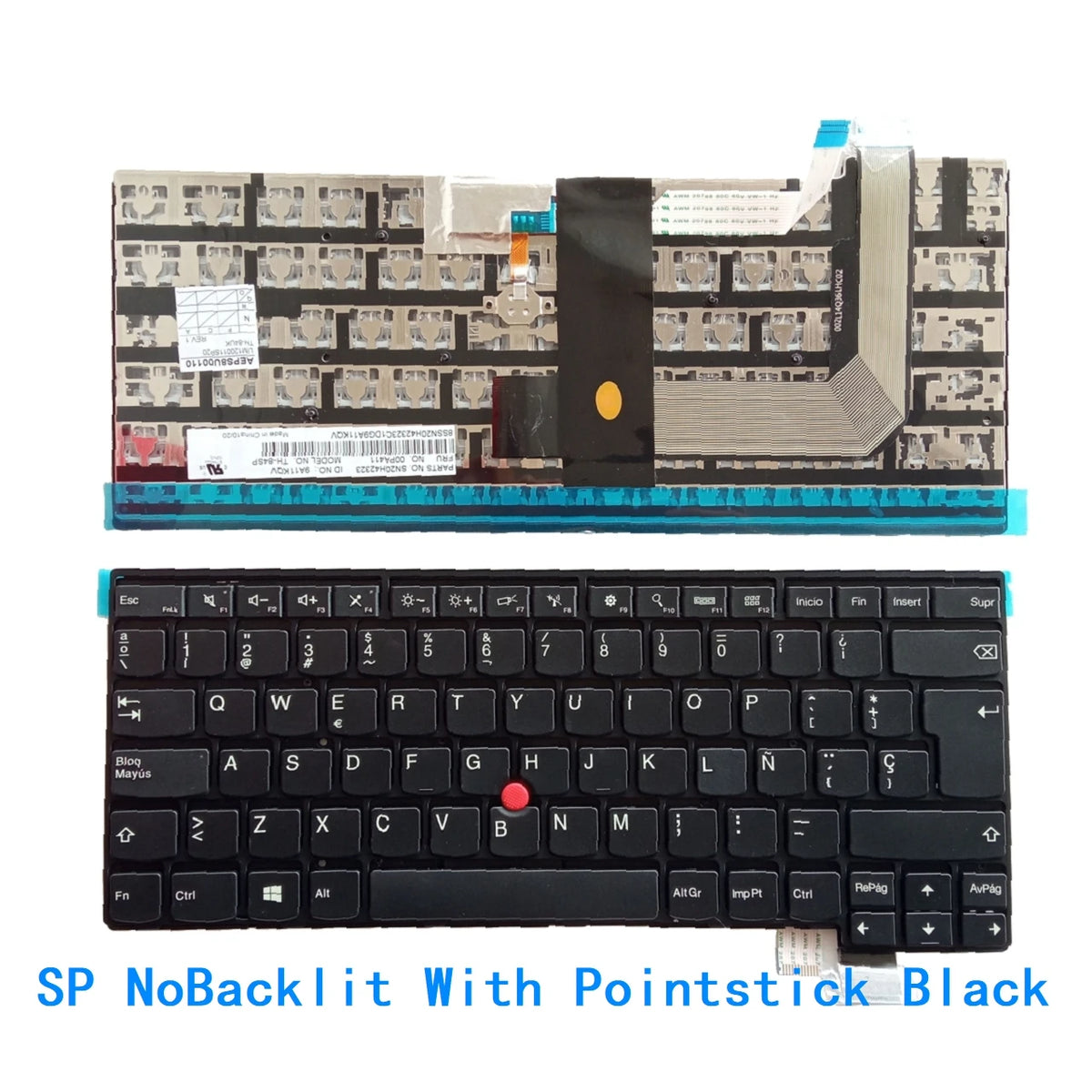 New US Spanish Brazil Language  Backlit Keyboard For Lenovo Thinkpad T460P Notebook PC Replacement Keyboard Lenovo laptop repair parts