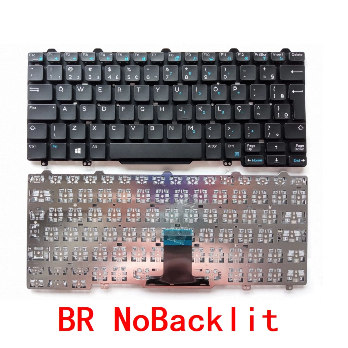 New US Brazil Laptop Backlit Keyboard For Dell Latitude E5250 E7270 E7250 7350 5290 7250 5250 Notebook PC ReplacementDell laptop repair parts