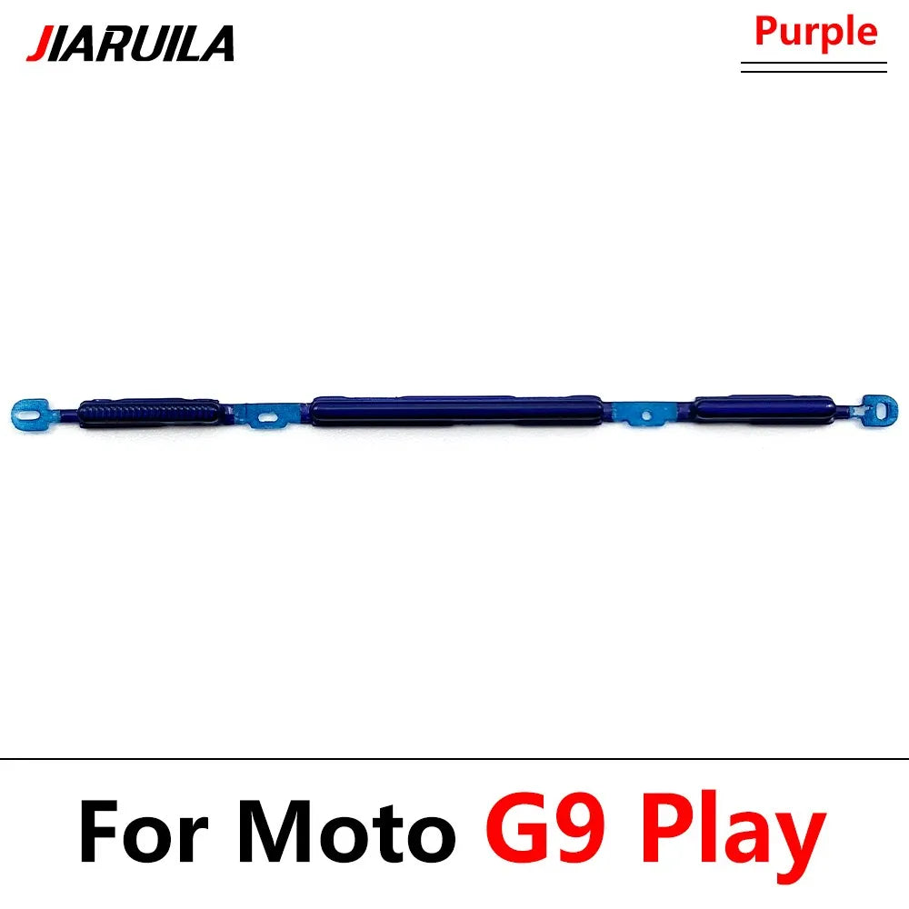 New For Motorola Moto G8 G9 Plus Play Power Lite Side Power and Volume Button Key Replacement Parts Motorola phone repair parts