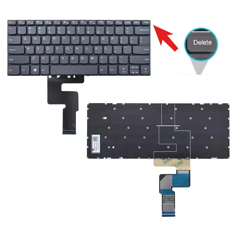 Upper case keyboard for Lenovo Xiaoxin 7000-14IKBR 7000-14 AST ARR 330S-14IKB topcase palmrest  keyboard cover touchpad Lenovo laptop repair parts