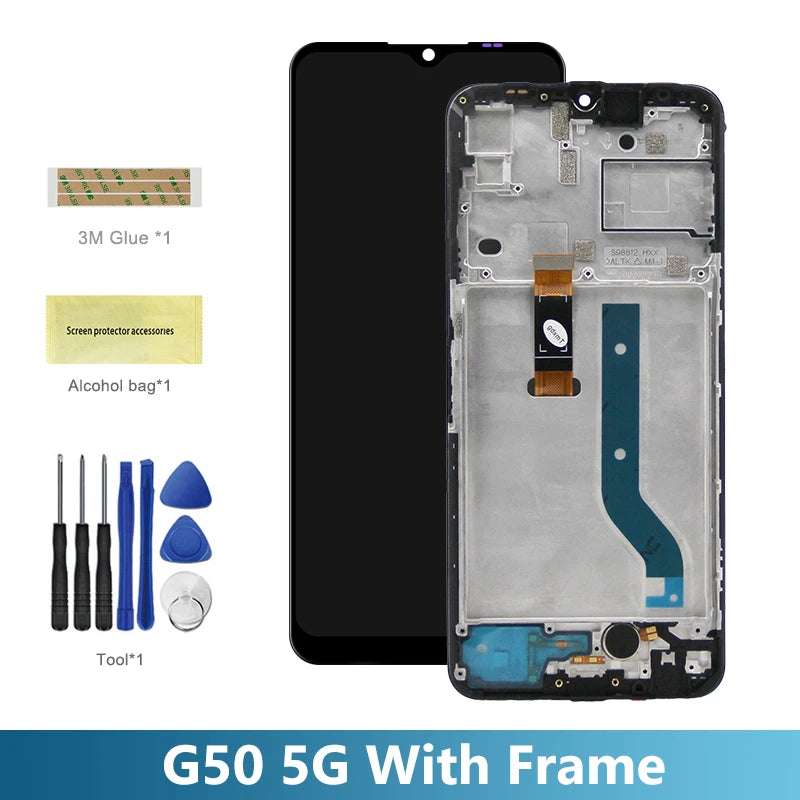 Screen Assembly for Motorola Moto G10 G20 G30 G50 G60 G60S Lcd Display Touch Screen Digitizer for Moto G50 5G Replacement Motorola phone repair parts