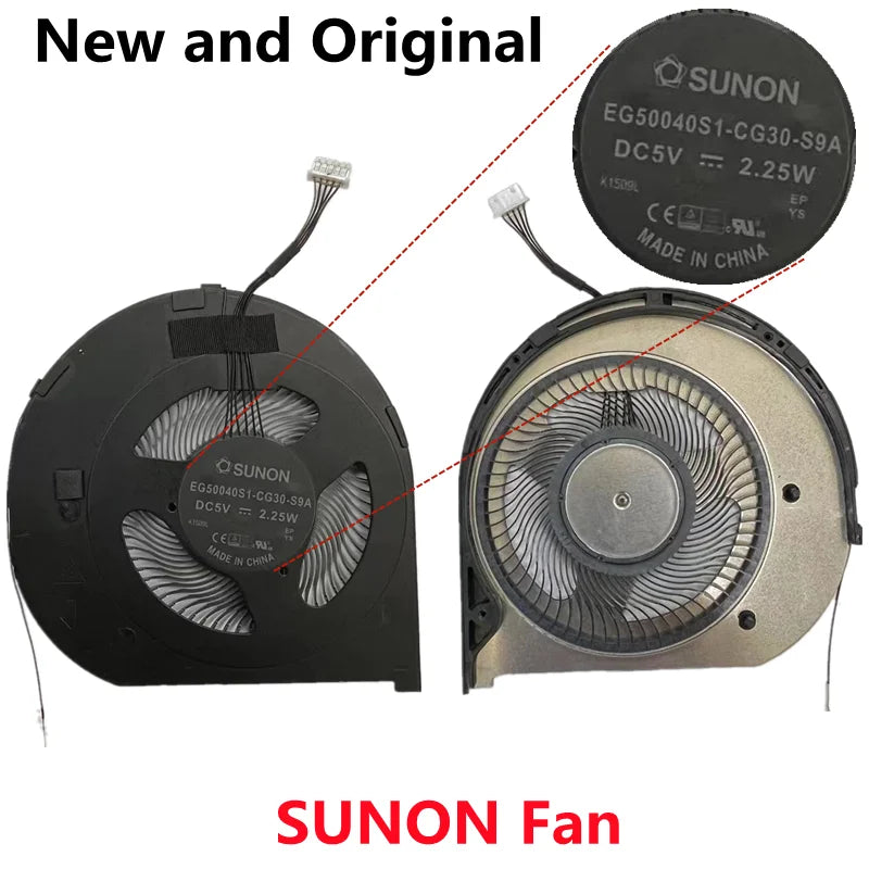 Original CPU Cooling Fan Cooler For Lenovo Thinkpad T490 T14 T495 P14S P43S Laptop ND75C33-18F16 BATA0806R5HY001 Lenovo laptop repair parts