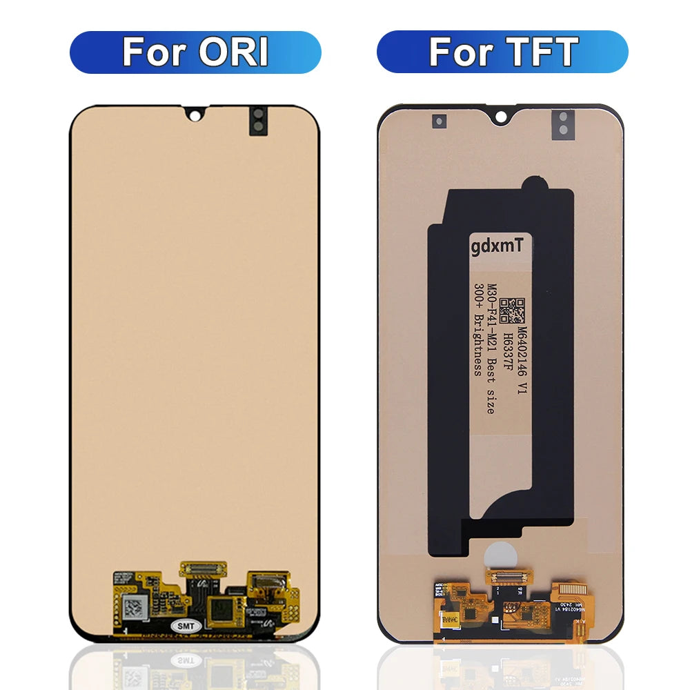 6.4'' For Samsung M30 2019 Display Touch Screen Digitizer Assembly Replacment Parts M30 LCD M305 M305F M305DS 100% Tested Samsung phone repair parts