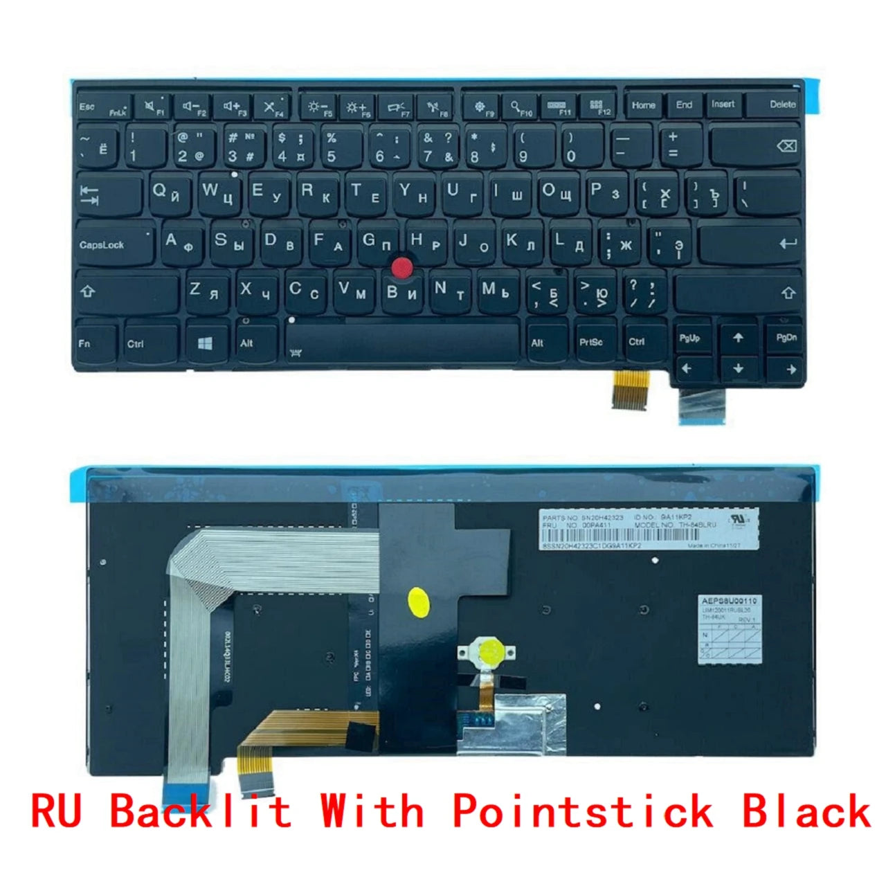 New US Russian Spanish Latin Brazil Laptop Backlit Keyboard For Lenovo Thinkpad 13 S2 2nd T460s 01YR088 Lenovo laptop repair parts