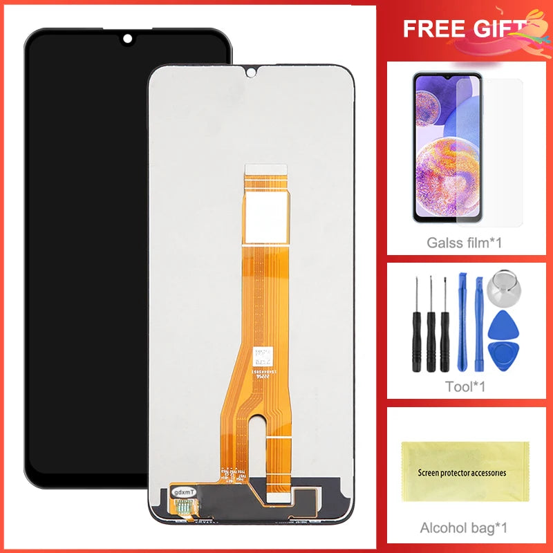 6.75" Screen Assembly for Honor X7a RKY-LX1 RKY-LX2 RKY-LX3 Lcd Display Digital Touch Screen With Frame for Honor X7a Screen Honor phone repair parts