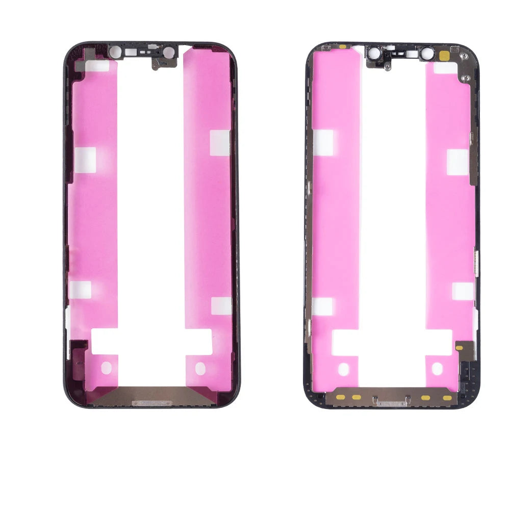 1pcs For  iPhone X XS max 11 12 13 14 15 16 17 Air Mini Pro Max Front Bezel LCD Middle Frame with Adhesive Holder Housing Repair iPhone phone repair parts