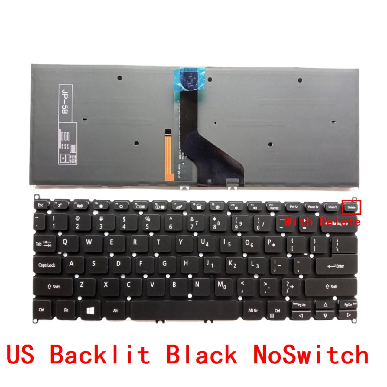 New US Russian Laptop Backlit Keyboard For Acer Swift 5 SF514-52 SF514-52T SF514-54 SF514-51 SF514-52T-59HY Replacement  ACER laptop repair parts