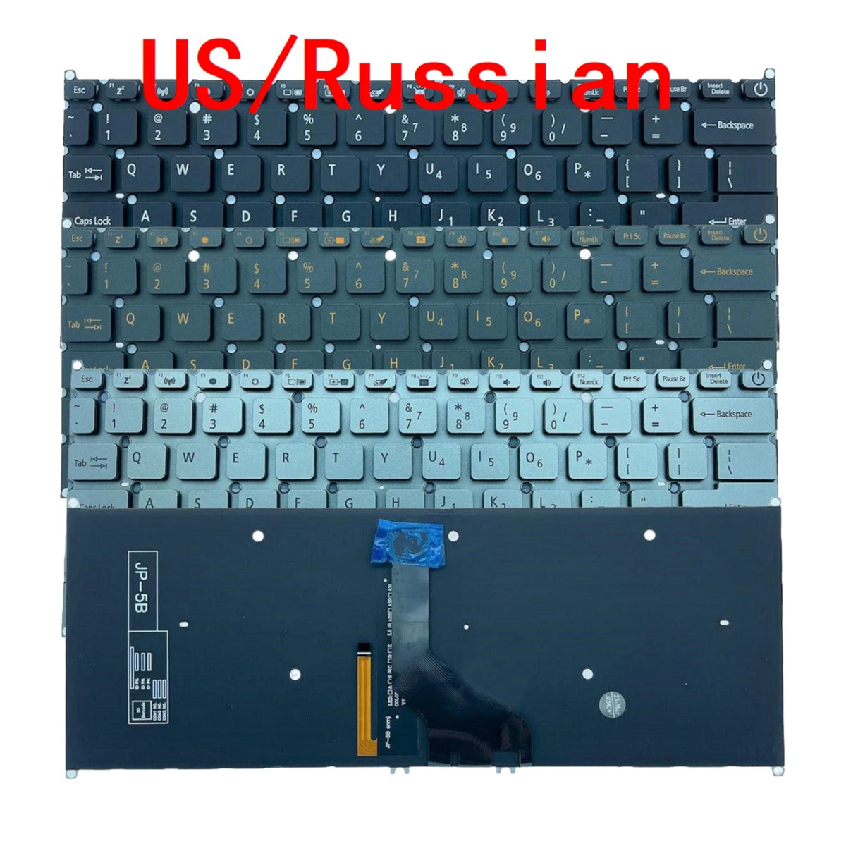 New US Russian Laptop Backlit Keyboard For Acer Swift 5 SF514-52 SF514-52T SF514-54 SF514-51 SF514-52T-59HY Replacement  ACER laptop repair parts