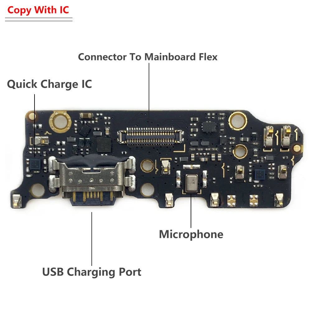 New For Xiaomi Mi A1 A2 A3 Lite 5X 6X CC9E Dock Connector Micro USB Charger Charging Port Flex Cable Microphone Board  Xiaomi  Xiao mi phone repair parts
