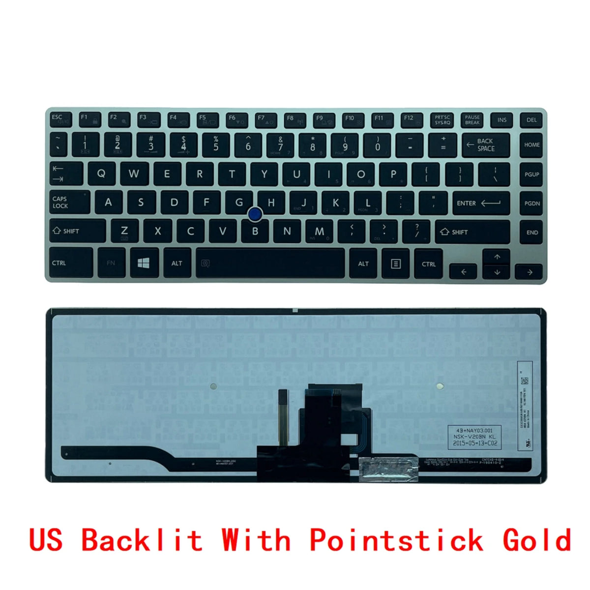New US Laptop Backlit Keyboard For Toshiba Tecra Z40 Z40T Z40-A Z40-AK Z40-AB Z40-B Z40T-A Notebook PC Replacement