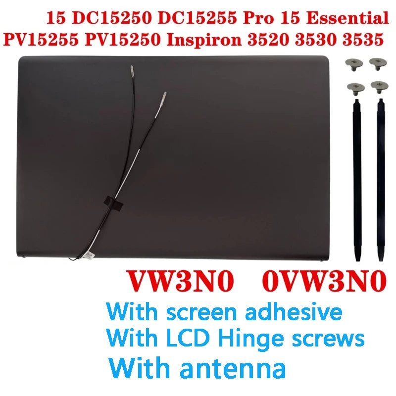 NEW ORIGINAL Laptop Replacement Lcd Back Cover Case For Dell Pro 15 Essential PV15250 PV15255 DC15255 DC15250 06PTYR 0VW3N0 Dell laptop repair parts